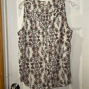 Maurices sleeveless shirt, size XL